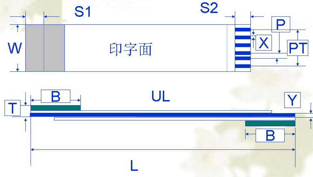 B型反向FFC軟排線