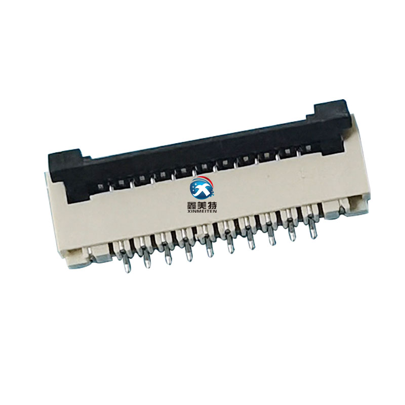 0.5-10p翻蓋下接fpc連接器